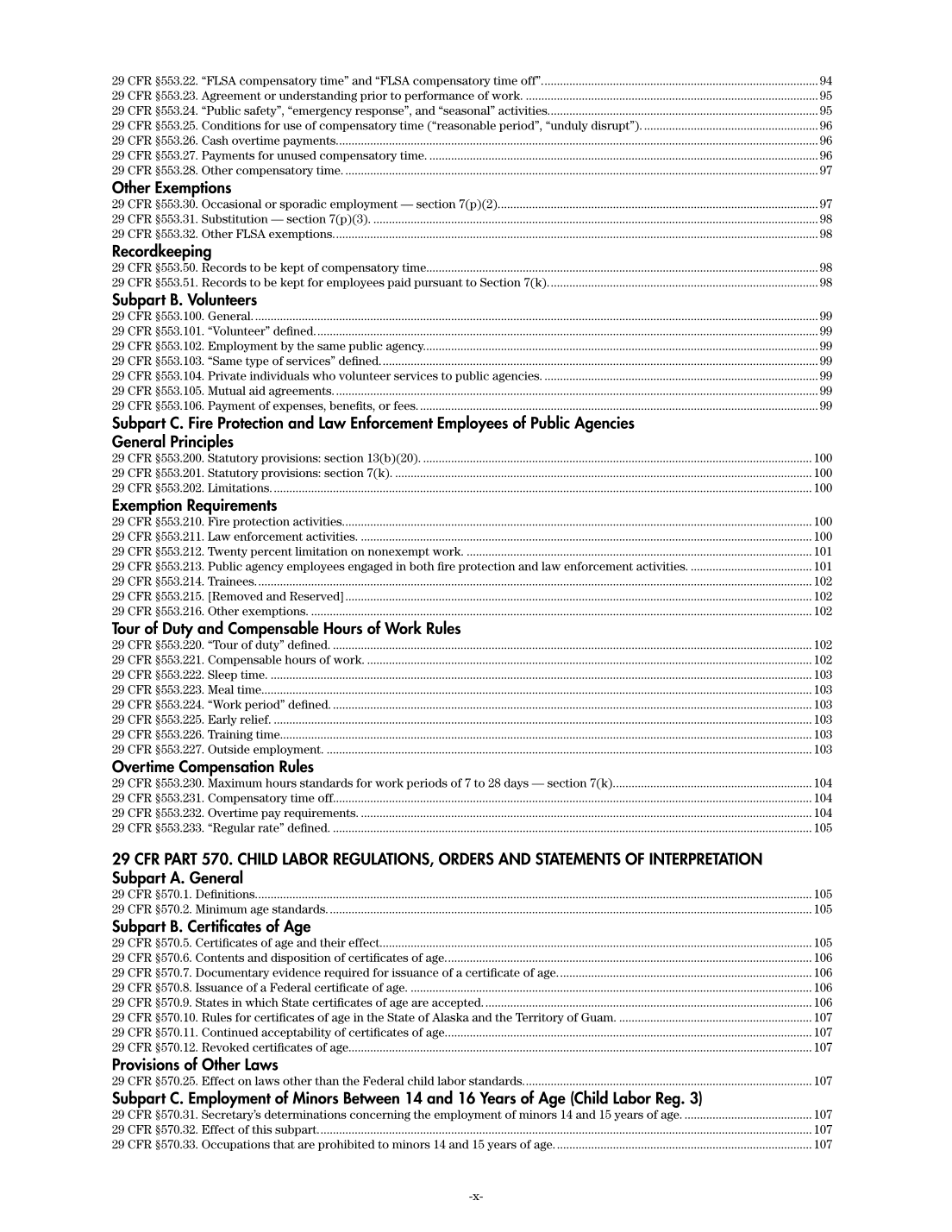 Federal Payroll Non Tax Laws Regulations SAMPLE Page 8 Federal payroll non tax laws regulations sample page 8